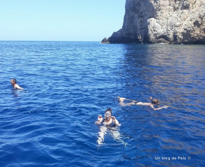 Snorkel en la excursión a las Islas Egadas