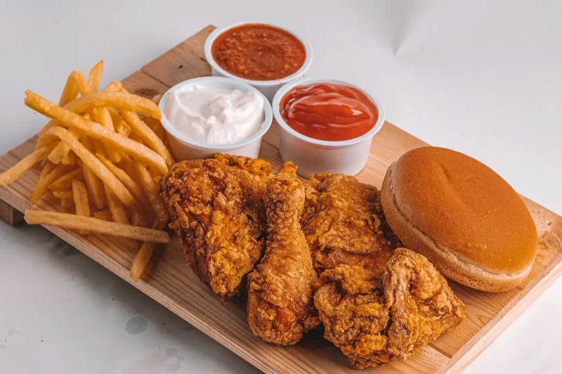 comida típica de Estados Unidos pollo