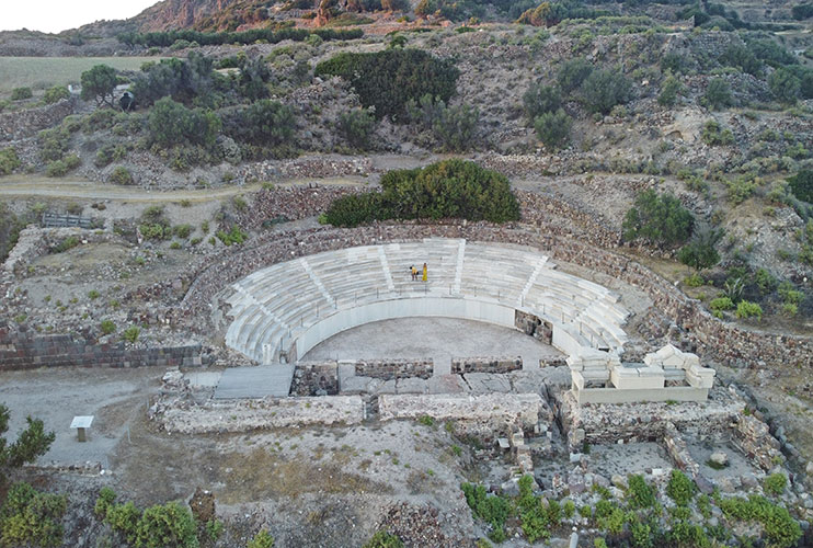 Teatro greco romano de Milos