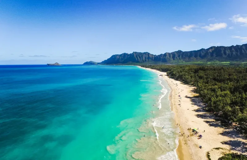 mejores playas de hawaii Waimanalo Beach