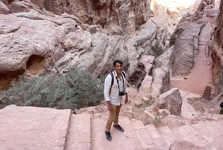 Subida al altar de los sacrificios Petra