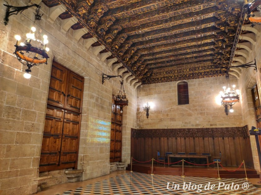Sala del Consulado del Mar en la Lonja de la Seda