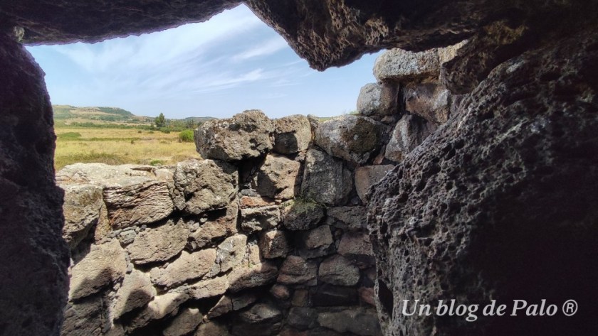 Interior de una nuraga