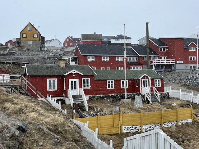 Uummannaq en plena nevada