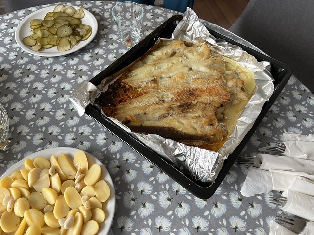 Halibut al horno