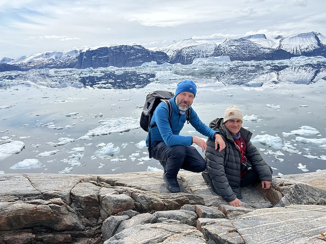 Sele y Roberto en Ikerasak (Fiordo de Uummannaq, Groenlandia)