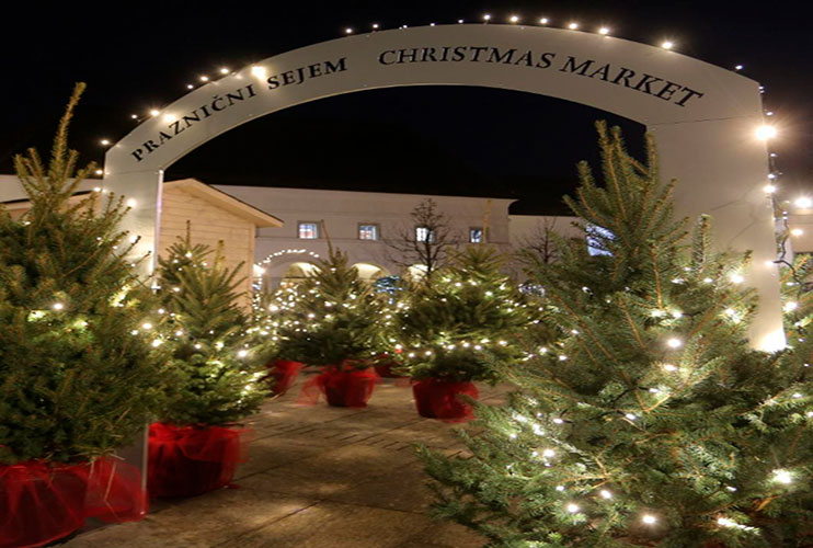 Mercado navideño del Castillo de Liubliana: Praznicni Sejem