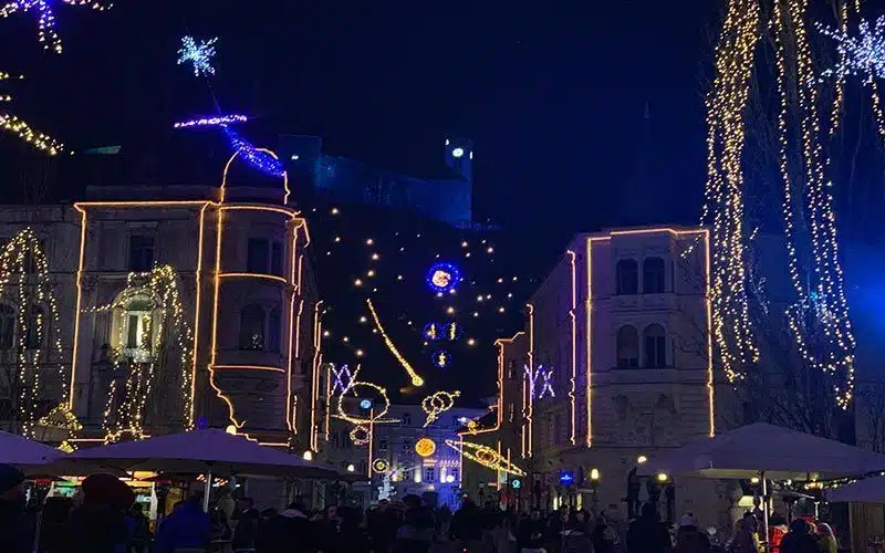 Liubliana en Navidad
