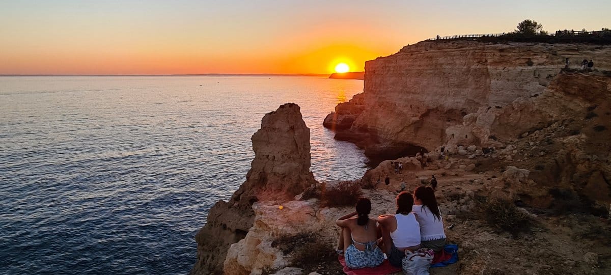 Atardecer en el Algar Seco (Carvoeiro)