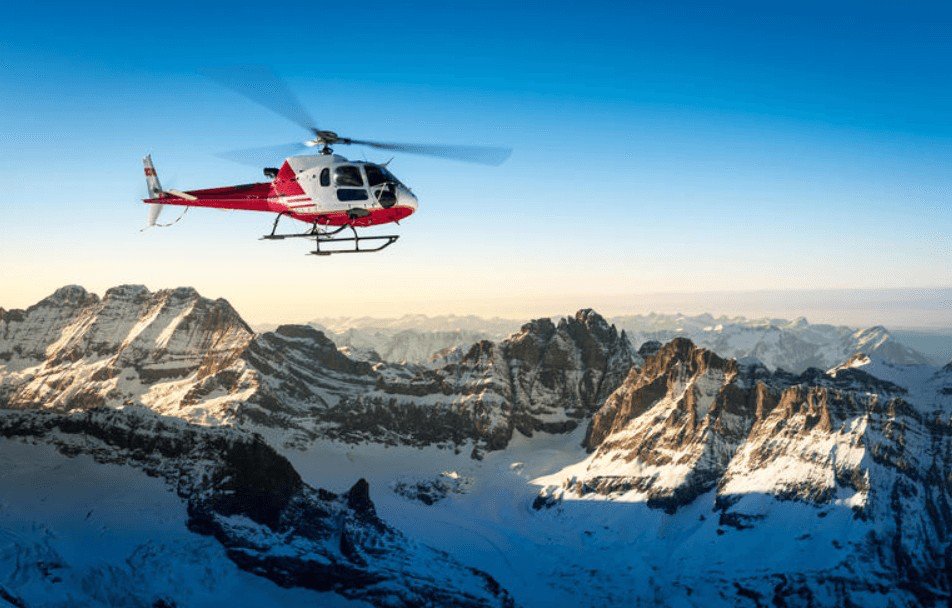 Excursión en helicóptero a Jungfraujoch