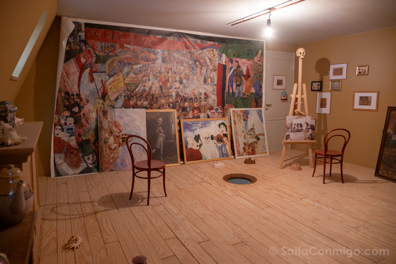 Ostende Museo Ensor Reproduccion Taller Buhardilla