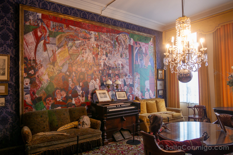 Ostende Museo Ensor Salon Azul General