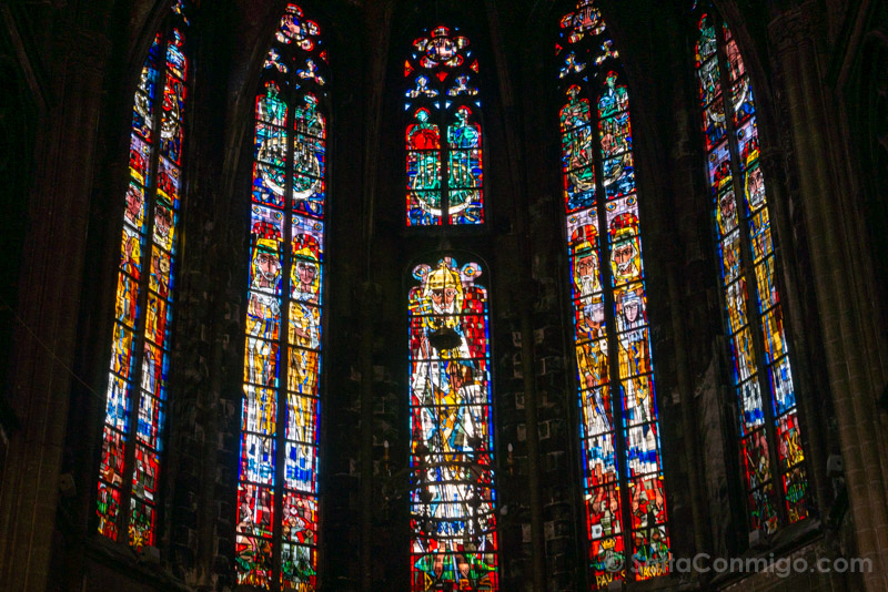 Ostende Iglesia San Pedro Pablo Vidrieras