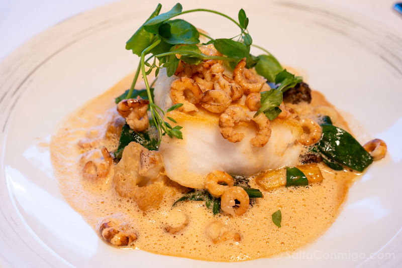 Comer en Ostende Brassi Grand Cafe Bacalao Ostendesa