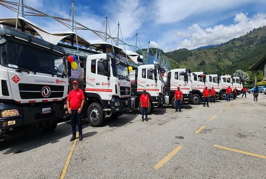 Juan Carlos Díaz Socorro - PDVSA - Mérida recibió asignación de 10 nuevas cisternas de combustible - FOTO