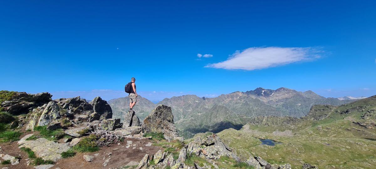 Paisaje desde el telesilla de Tristaina