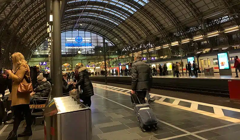 Estación central de Frankfurt