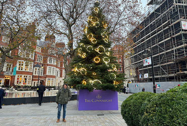 Árbol de Navidad del hotel The Connaught