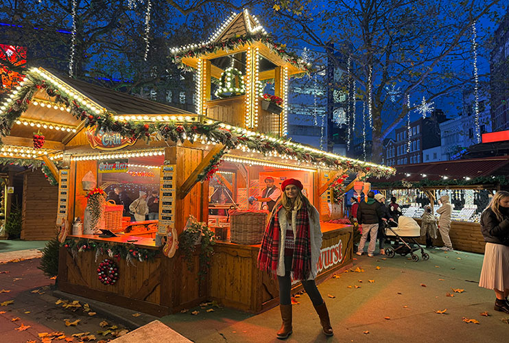 Mercado navideño de Leicester Square