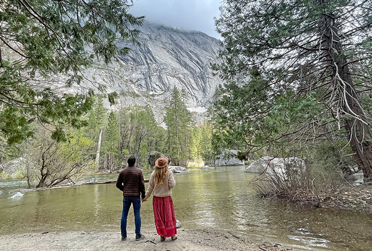 Mirror lake loop Yosemite