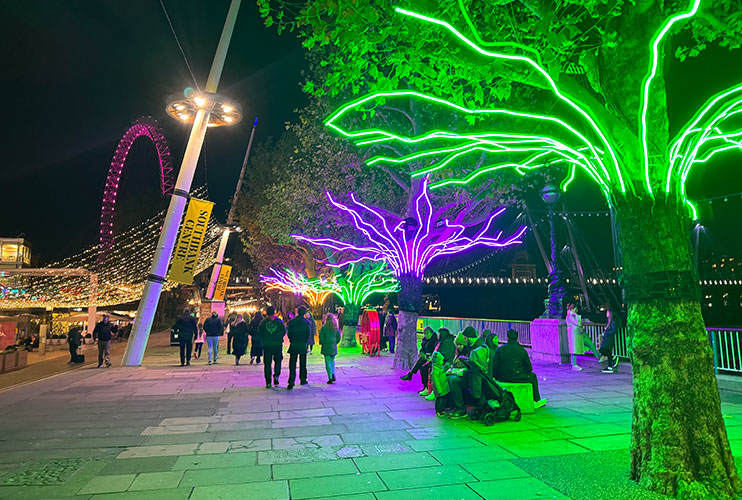 Mercadillo navideño de Southbank Market
