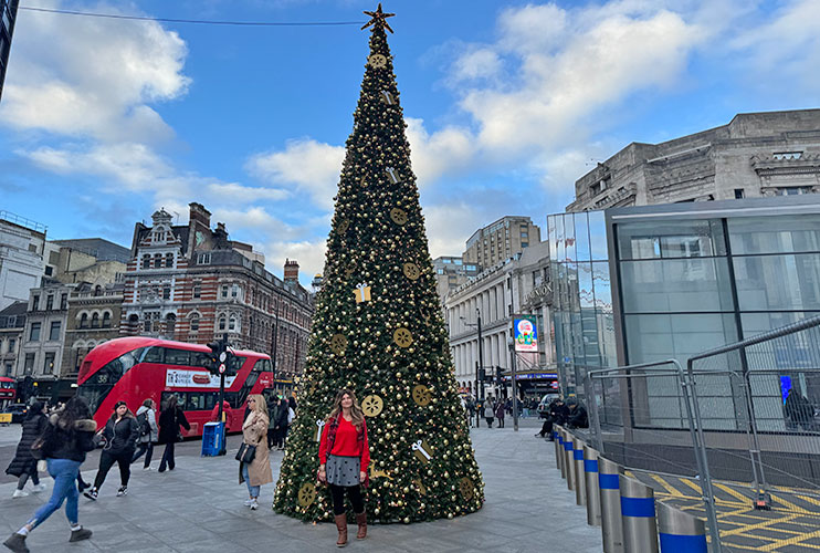 Árbol de Navidad de Tottemham Court Road