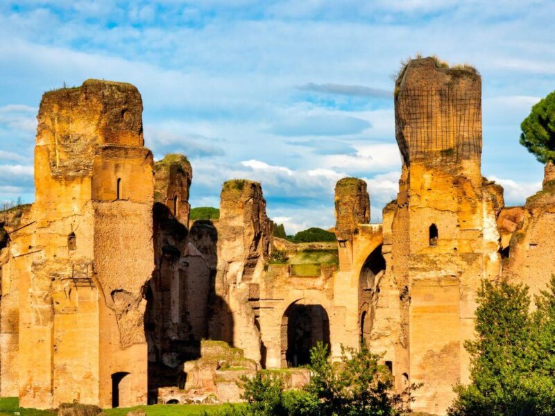 Las termas de Caracalla en roma