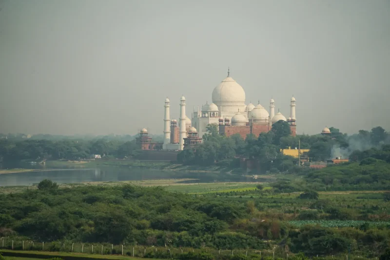 curiosidades del Taj Mahal panorámica