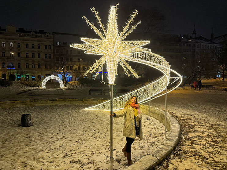 Luces de Karlovo Praga