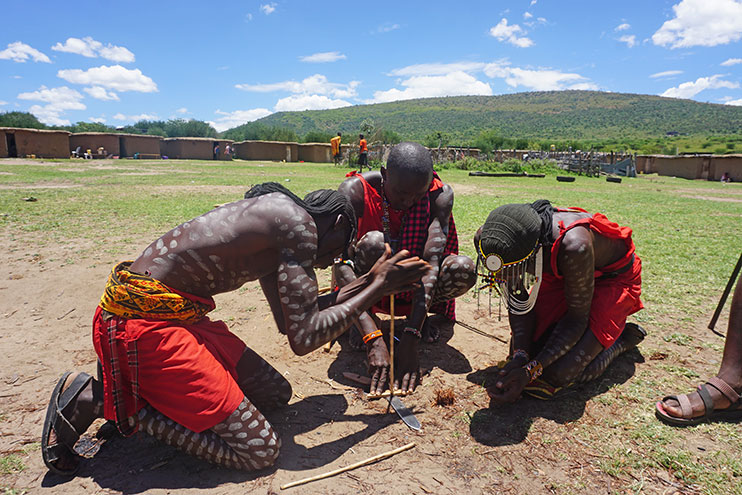 Tribu Masai Mara en Kenia