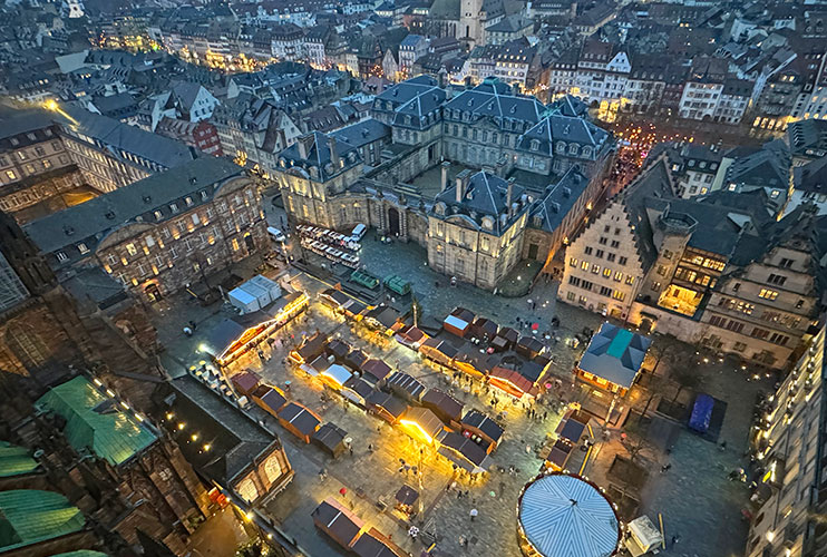 Vistas desde la Catedral Notre Dame de Estrasburgo