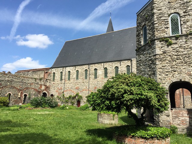 Claustro de la abadía de San Bavón (Gante, Bélgica)
