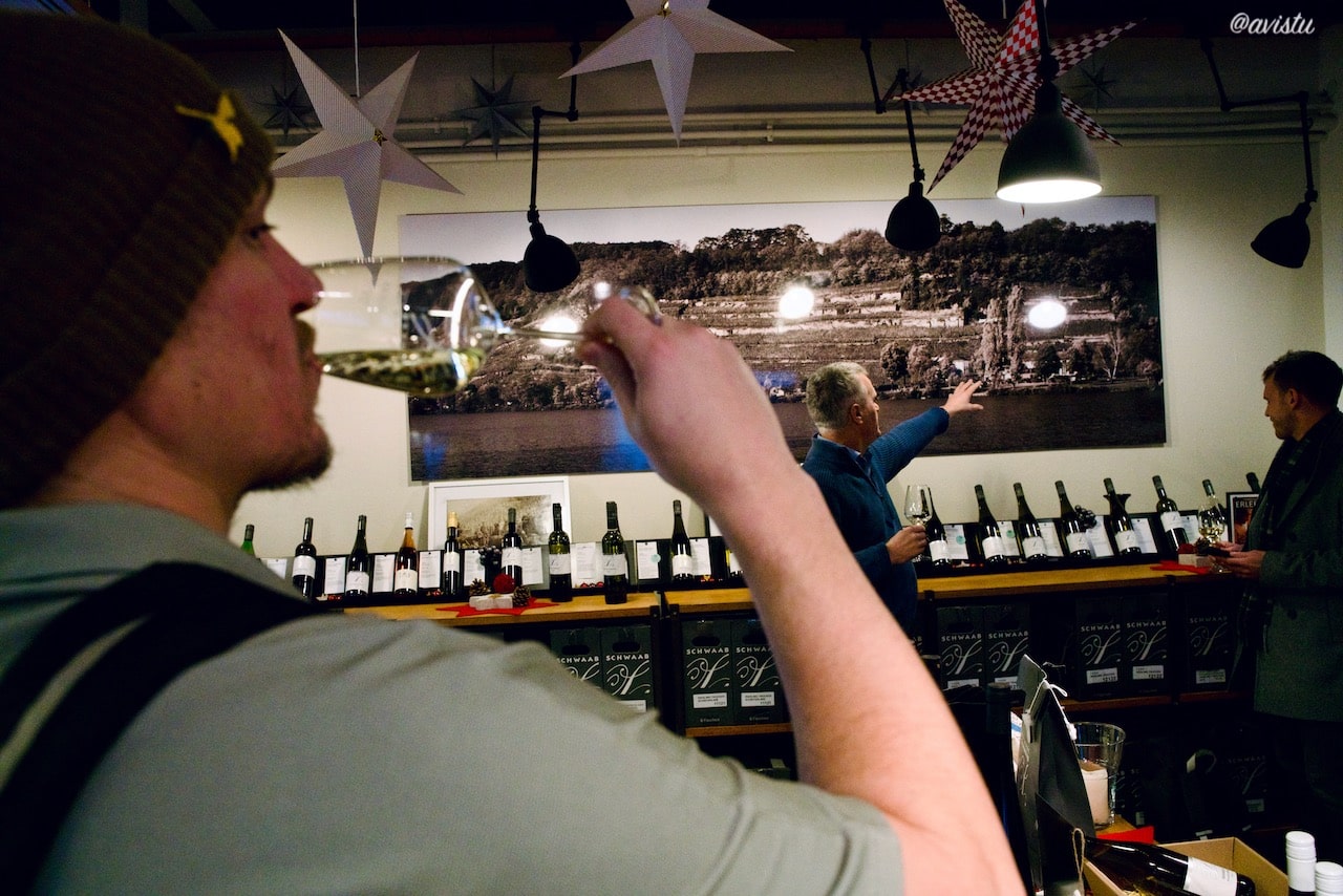 Cata de vinos en Bodega Schwaab, Coblenza / Koblenz, Alemania [(c)Foto: @avistu]