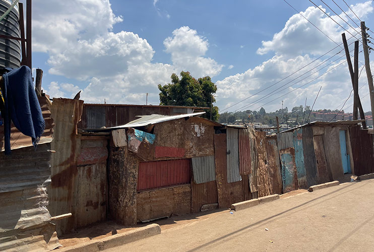 Slum de Kibera en Nairobi