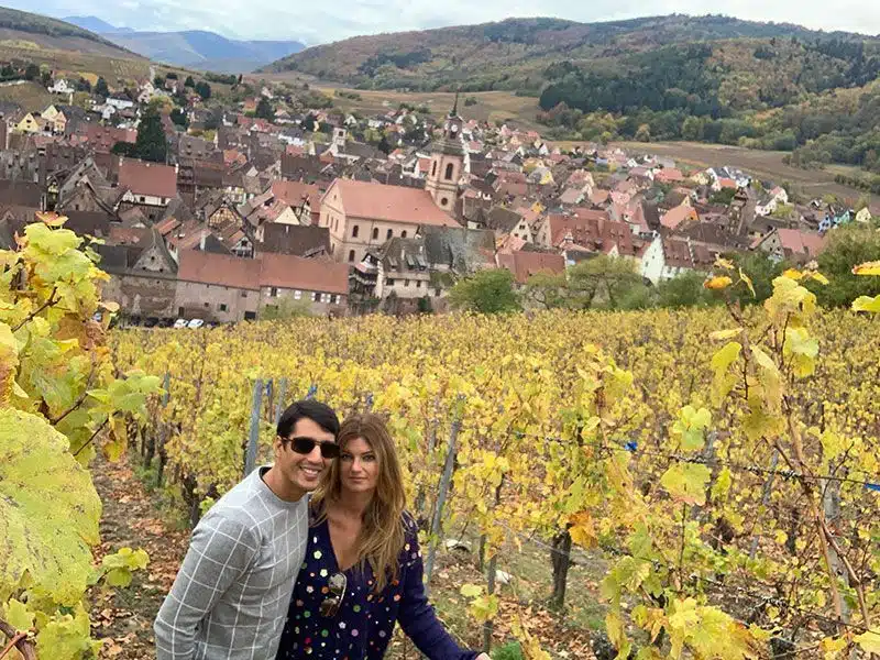Vistas de Riquewihr, Alsacia