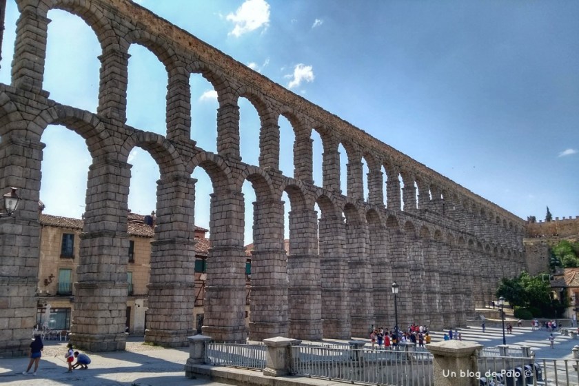 Vista del Acueducto romano de Segovia