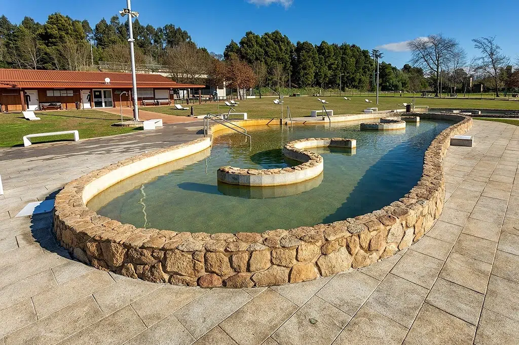 Termas municipales de Teáns, en Salvaterra de Miño (Pontevedra).