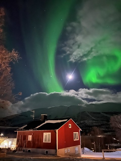 Aurora boreal en Laponia