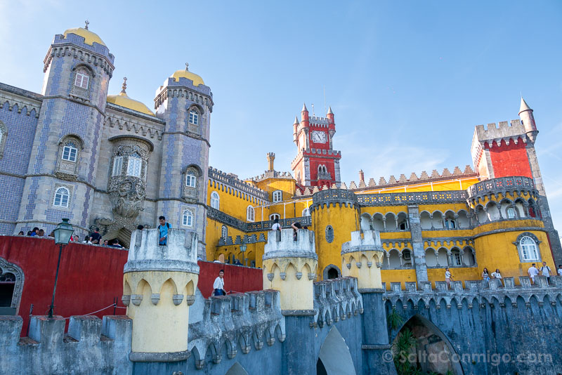 Que Ver en Sintra Palacio Pena Exterior