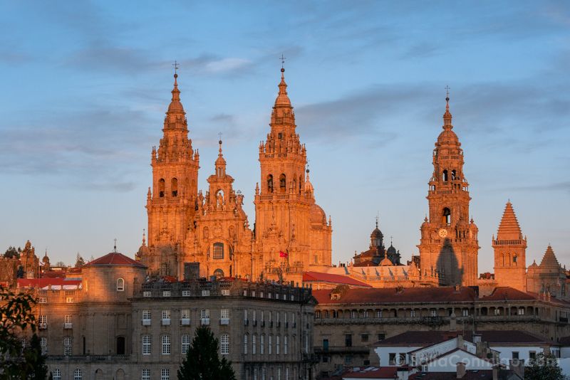 Que Ver En Santiago de Compostela Parque Alameda Atardecer