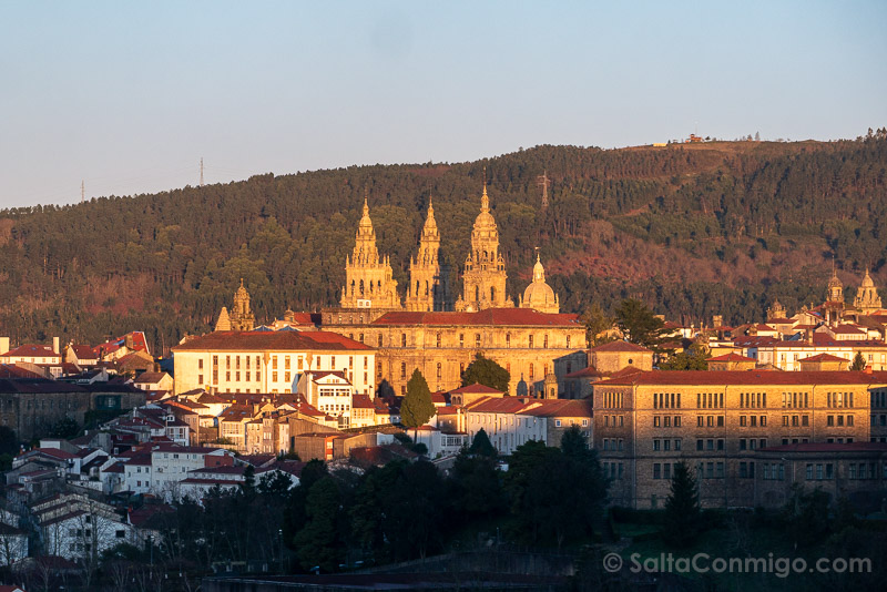 Miradores de Santiago de Compostela Parque da Baela Amanecer