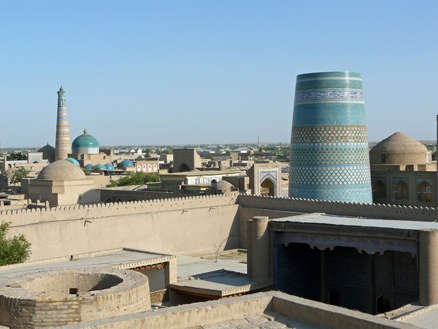 Khiva (Jiva) fue uno de los principales mercados de Asia Central y de la Ruta de la Seda