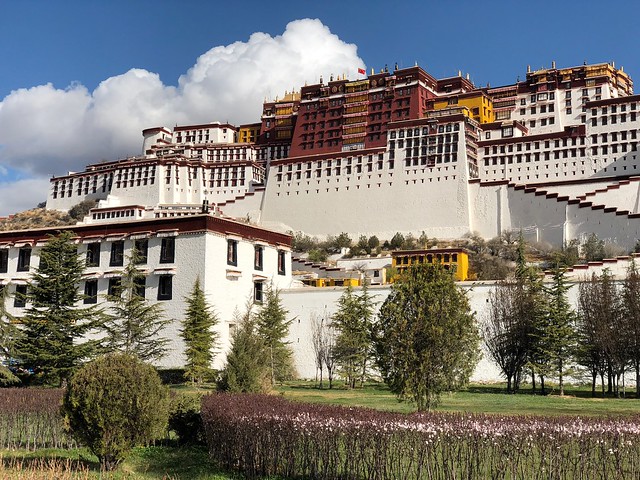 Palacio de Potala en Lhasa (Tíbet)
