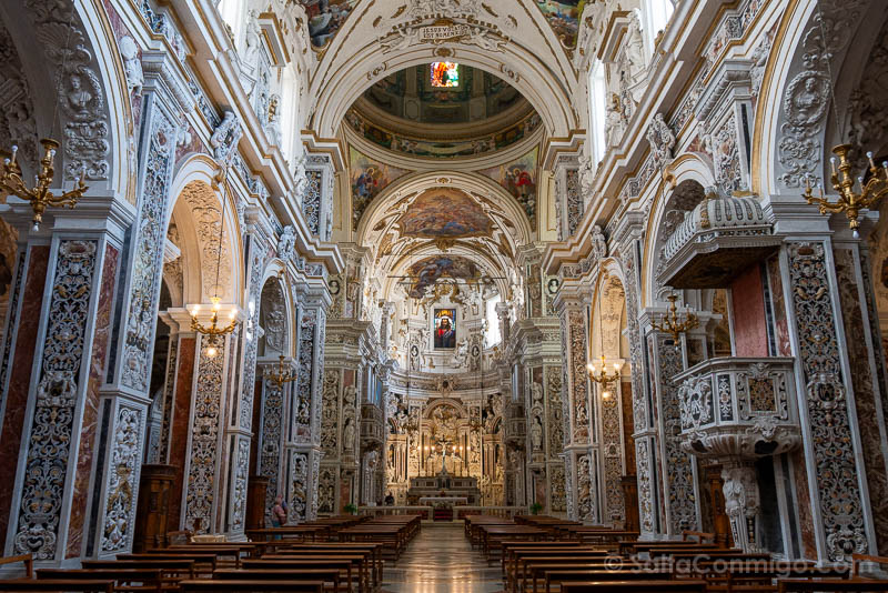 Que Ver en Palermo Chiesa Gesu Interior