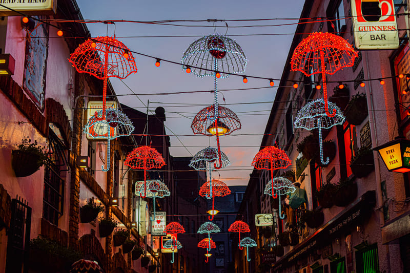 calle umbrellas que ver en belfast