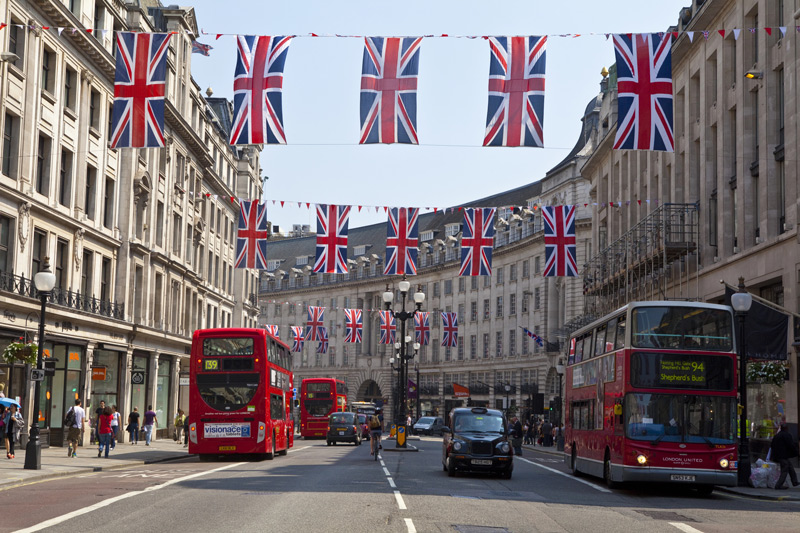 Regent Street en Londres
