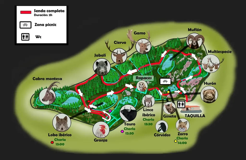 donde ver zorros y lobos