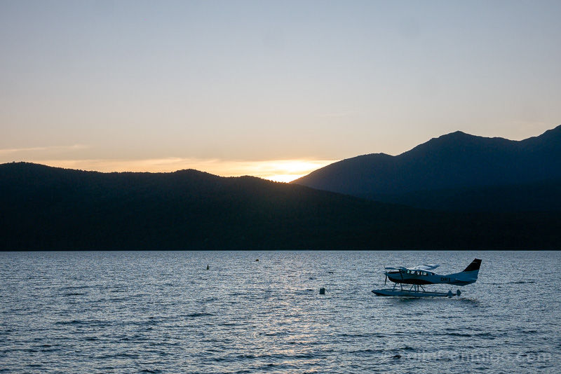 Ruta Nueva Zelanda en Coche Te Anau Atardecer