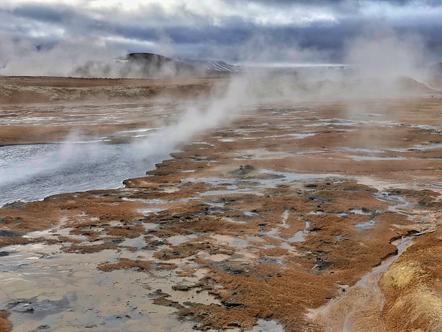 El humeante norte de Islandia