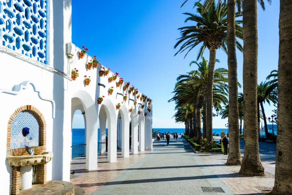 Balcón de Europa, en Nerja (Málaga)